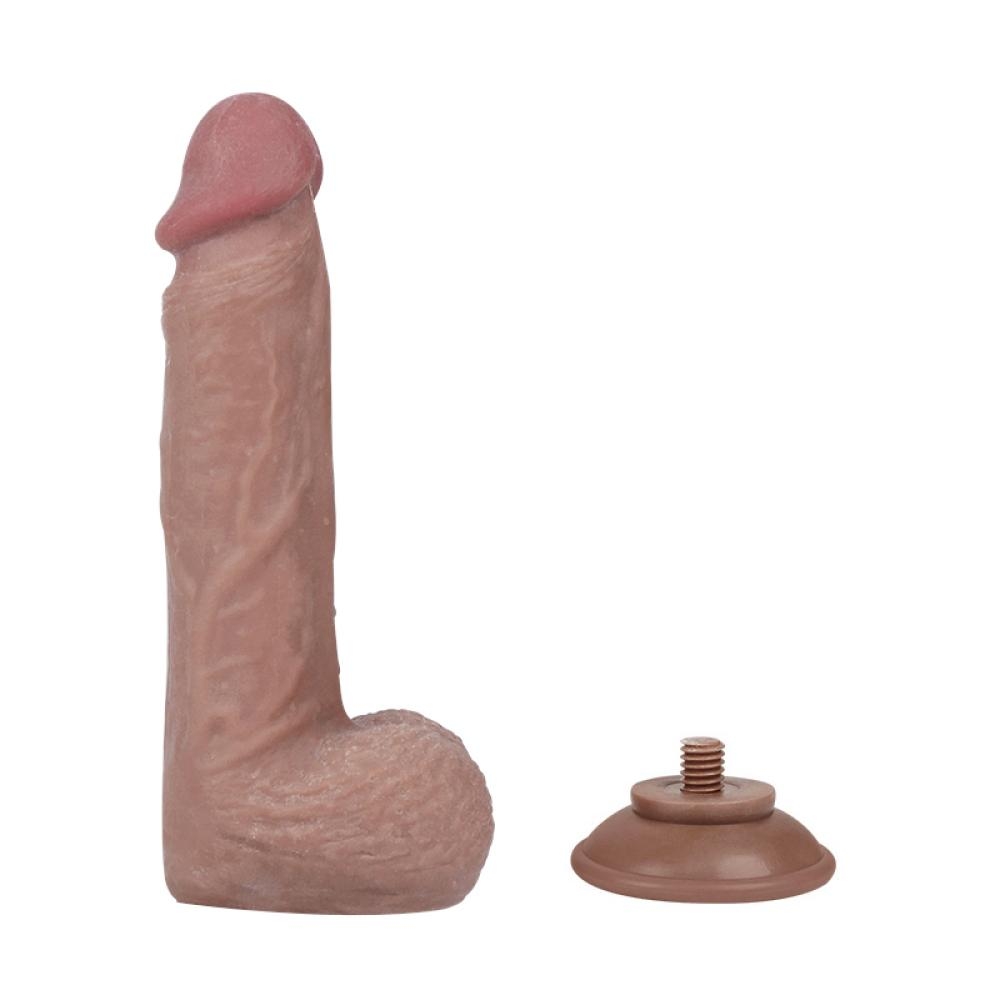 özel çift katmanlı 21 cm ultra gerçekçi dildo