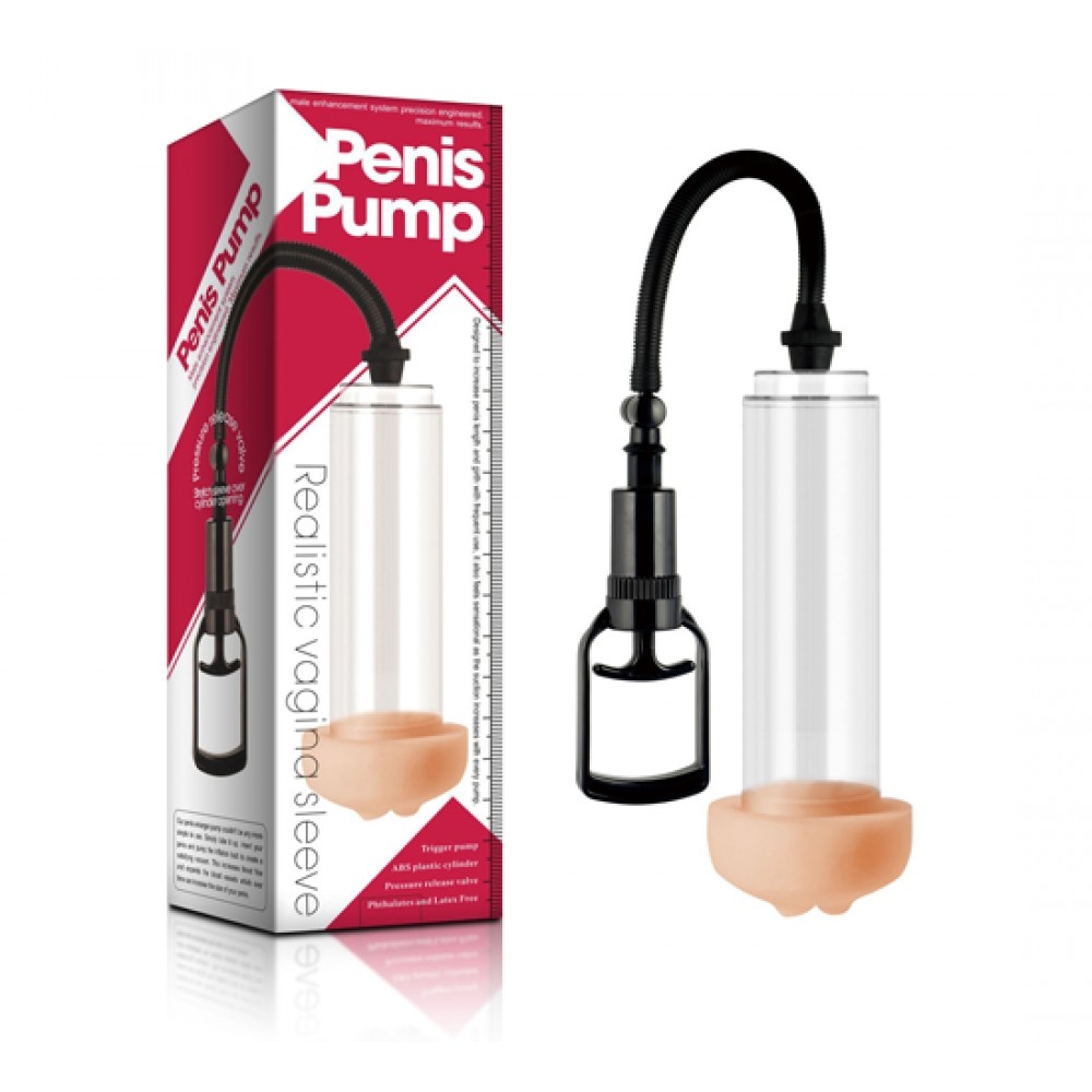 Realistik vajinalı penis pompası